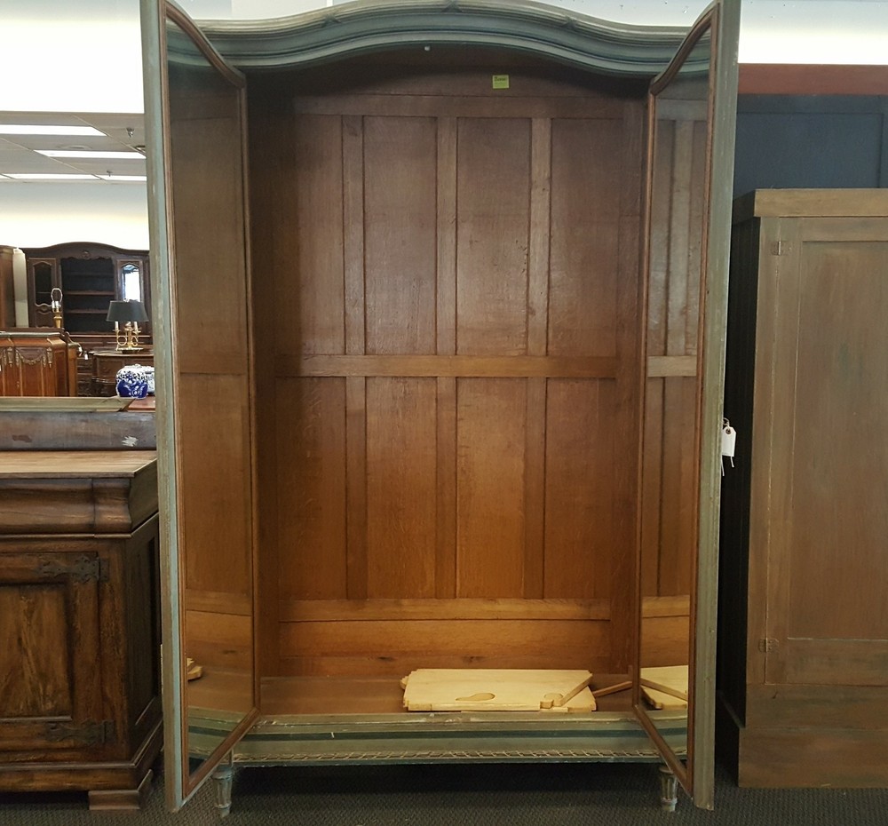 Tall Painted Armoire