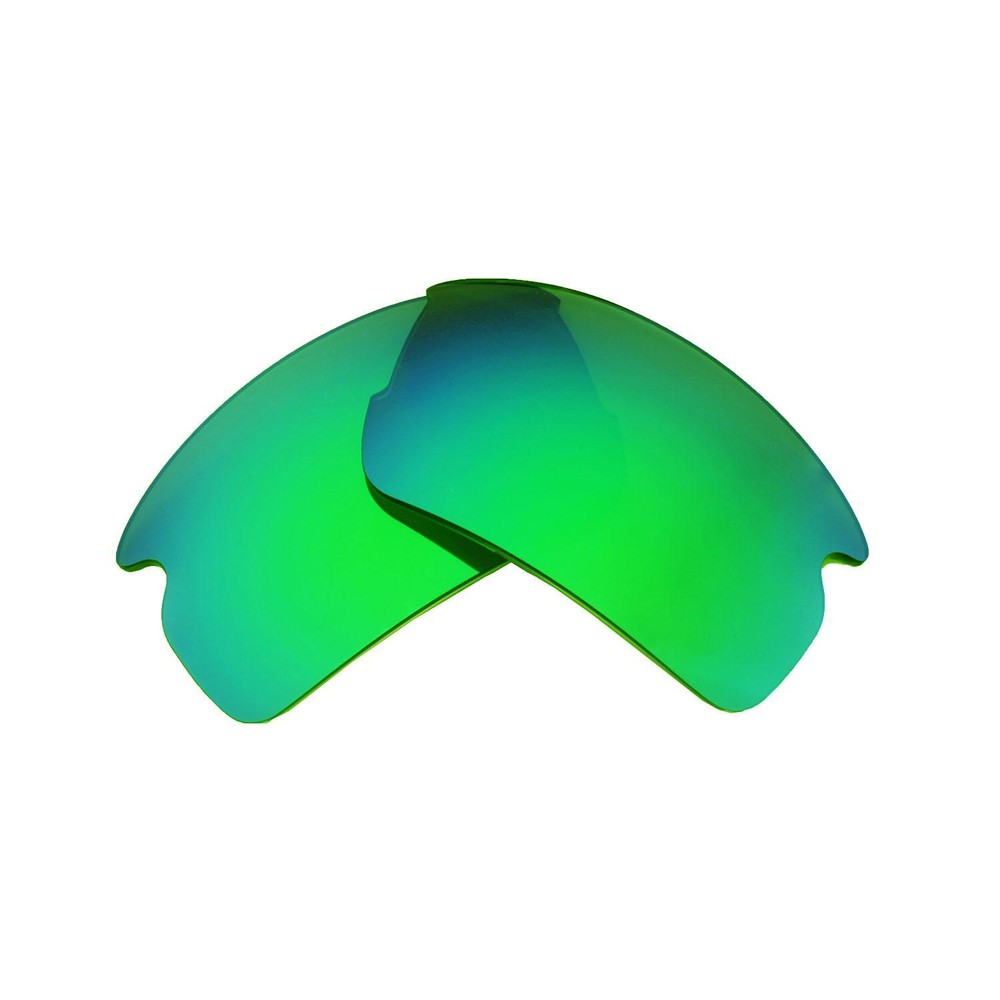 Walleva Emerald Polarized Replacement Lenses For Oakley Flak 2.0 Sunglasses