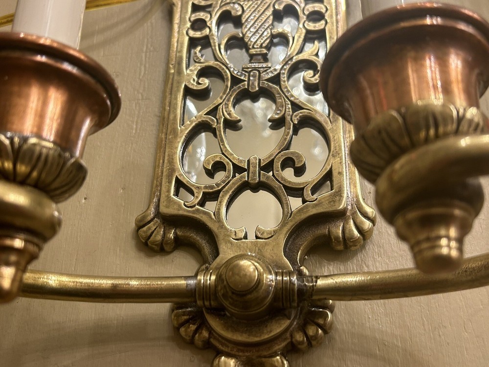 Set Of 8 Antique Sconces