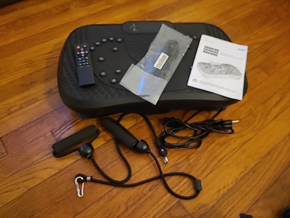 AXV FR-78 - Vibration Plate Exercise Machine, Whole Body Workout, Gray