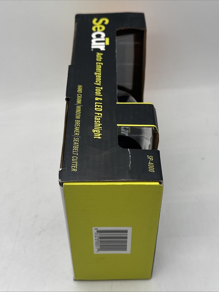 Secur SP-4000 AUTOMOBILE EMERGENCY TOOL & LED FLASHLIGHT