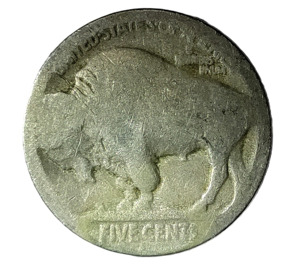 1920S Buffalo Nickel Restored Date