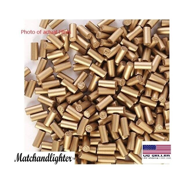 10 Gold Lighter Flints for Fluid / Gas Lighters Replacement Flint