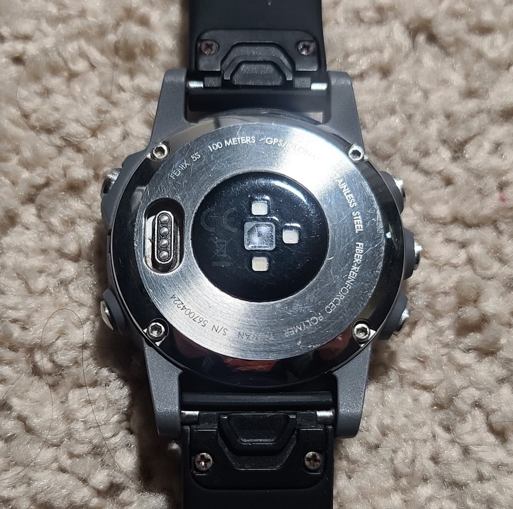 Garmin Fenix 5S Silver - USED - READ DESCRIPTION!
