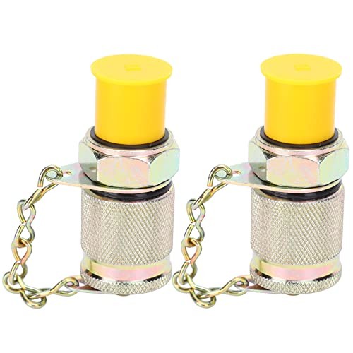 2Pcs Hydraulic Pressure Test Coupling Kit, High Pressure Hose Fitting