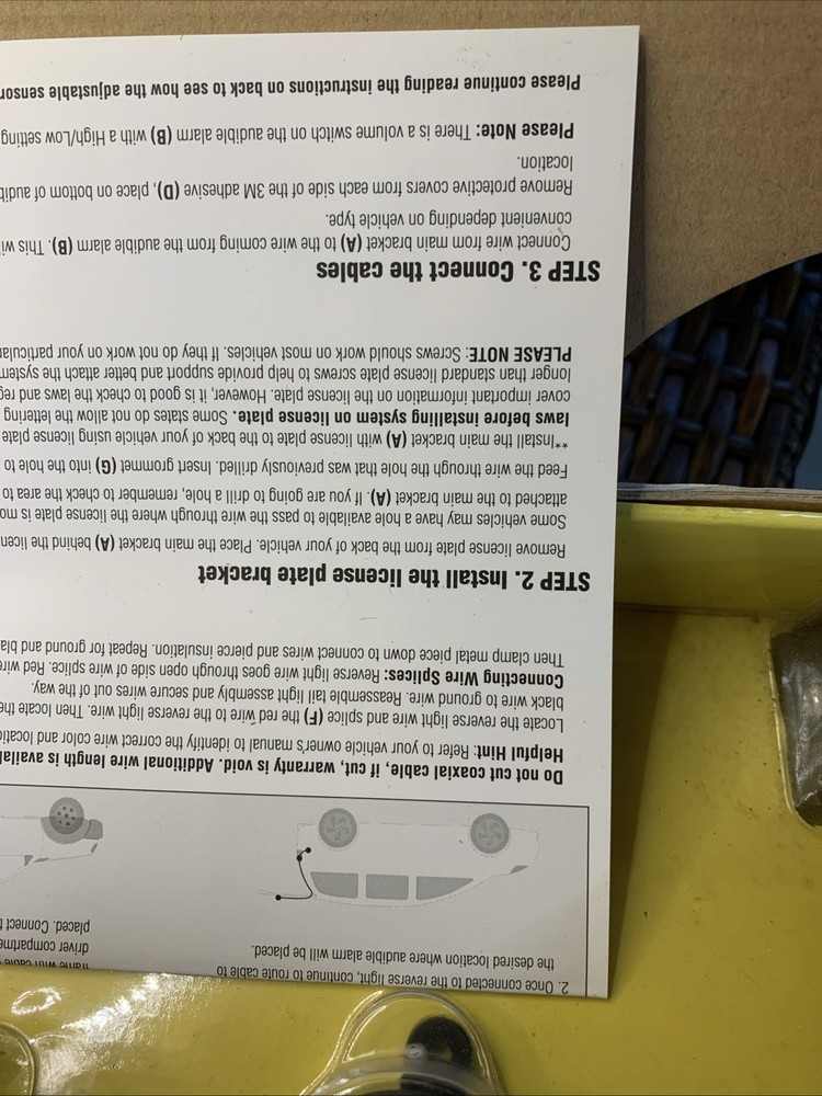 Backup Sensor Systems Detects Behind You. Important Regular $89.95