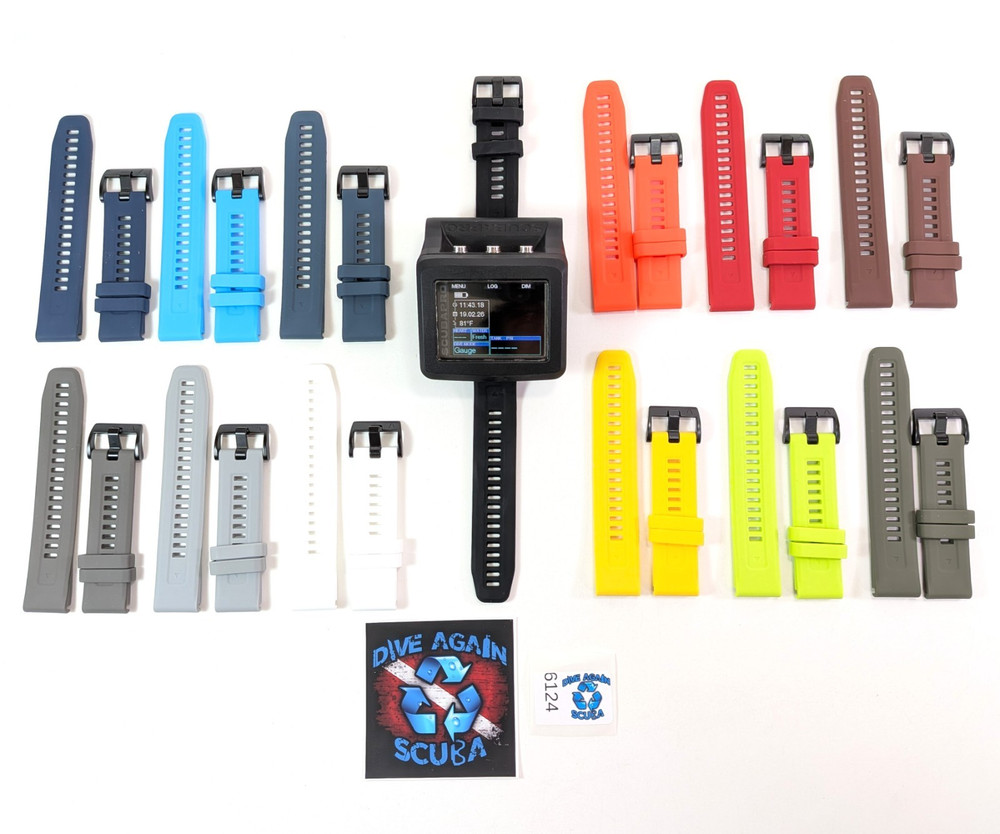 Quick Wrist Strap Set for ScubaPro G2 & Aladin Square Scuba Dive Computer Band