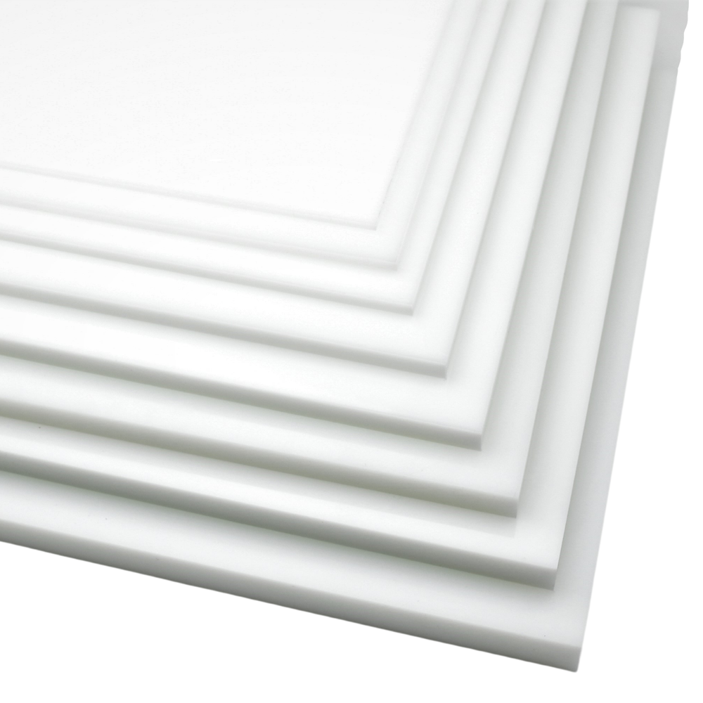 BuyPlastic Natural White HDPE Plastic Sheet 3/4" x 6" x 48"