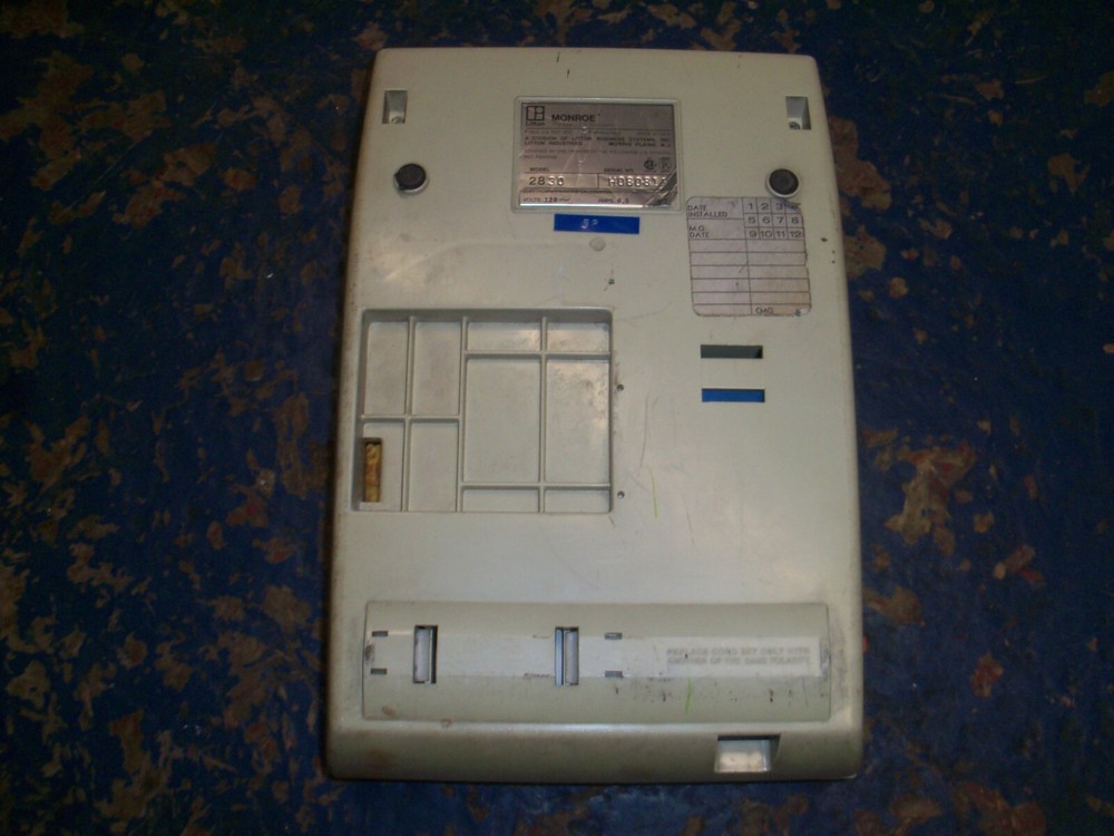 Vintage Monroe 2830 Printing Calculator, Tested, Works