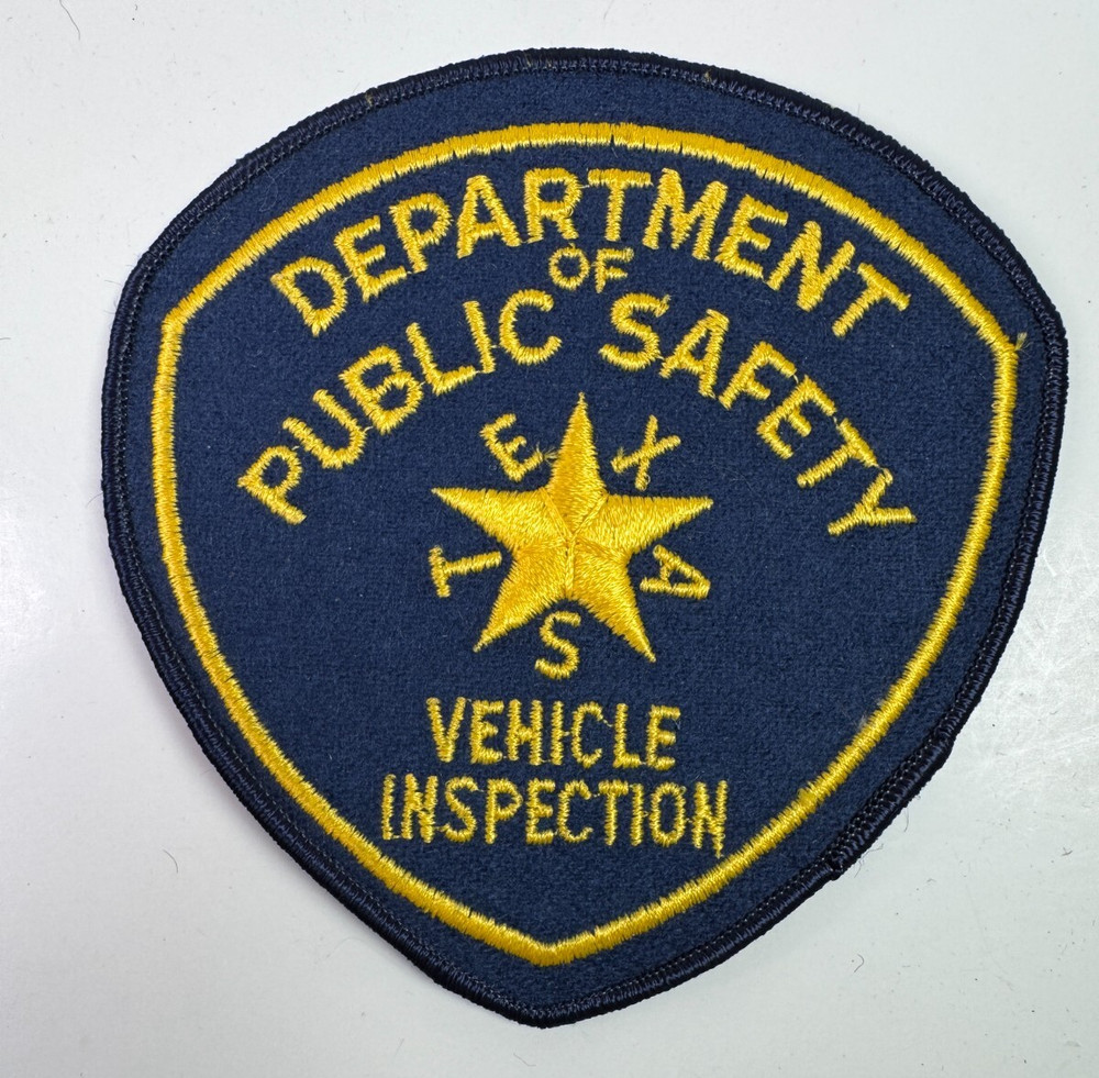 Texas DPS Public Safety Vehicle Inspection TX Patch