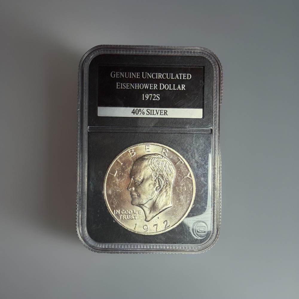 1972-S Eisenhower Ike Silver Dollar
