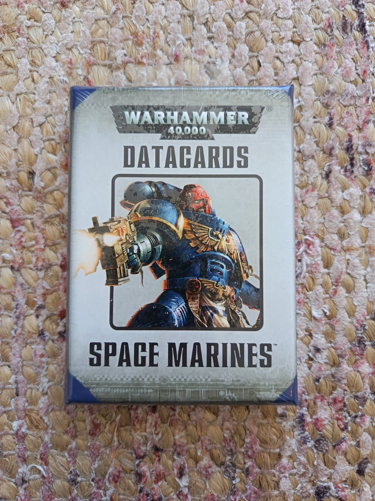 Warhammer 40K  Space Marines Datacards Pack Sealed 2015