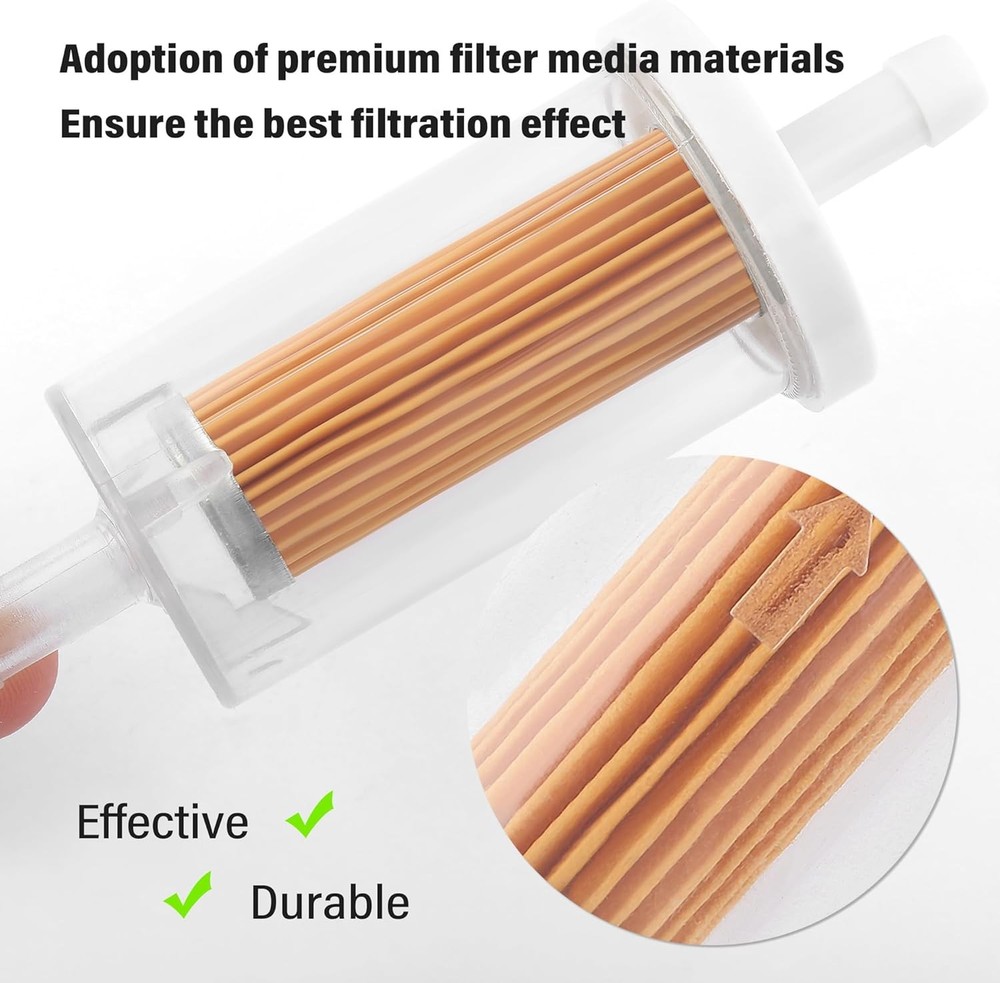 High Flow Inline Fuel Filter Pair