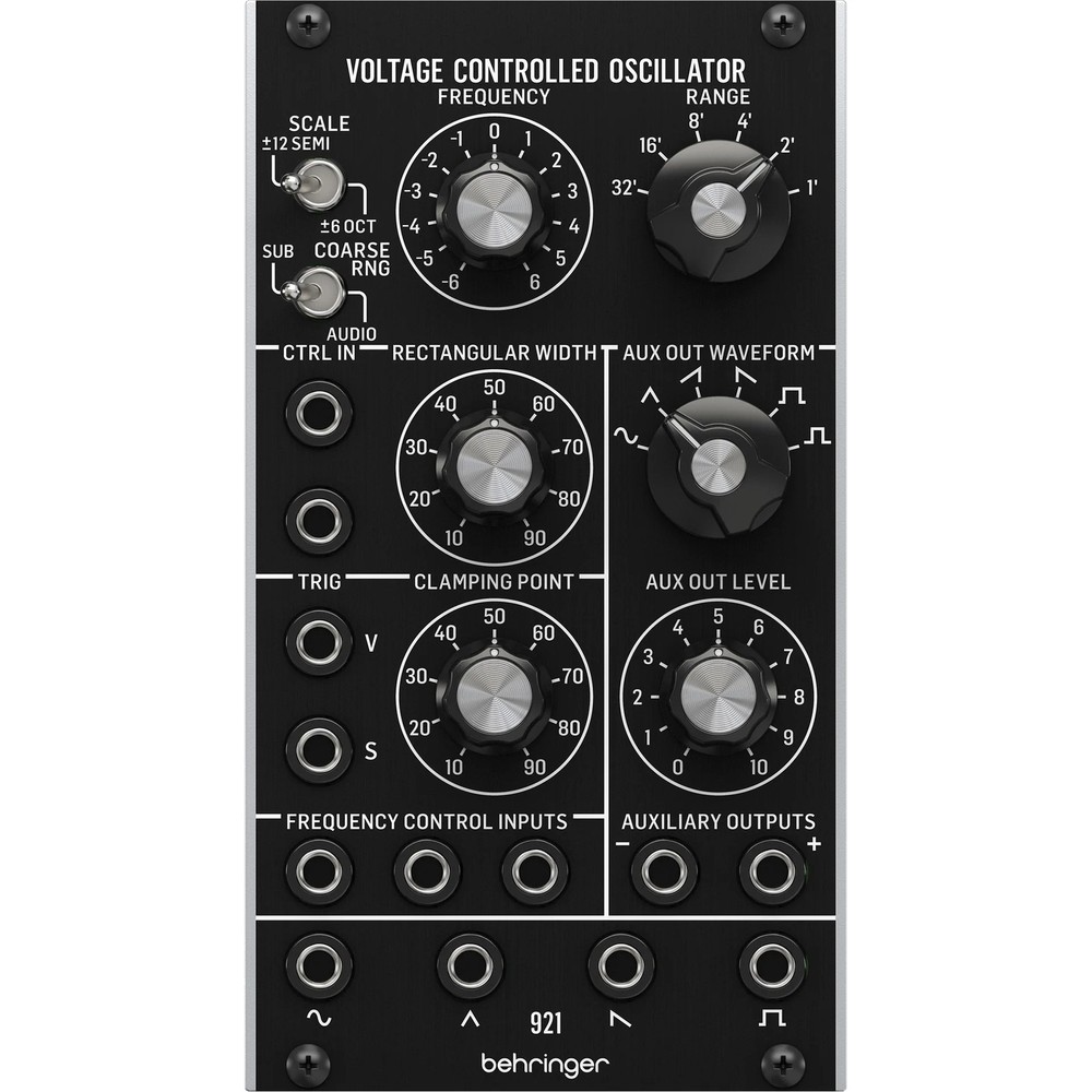 Behringer 921 Legendary Analog Voltage Controlled Oscillator Module for Eurorack