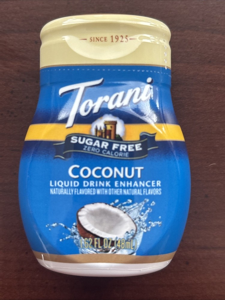 2 Coconut Liquid Water Drink Enhancer Torani Sugar Free