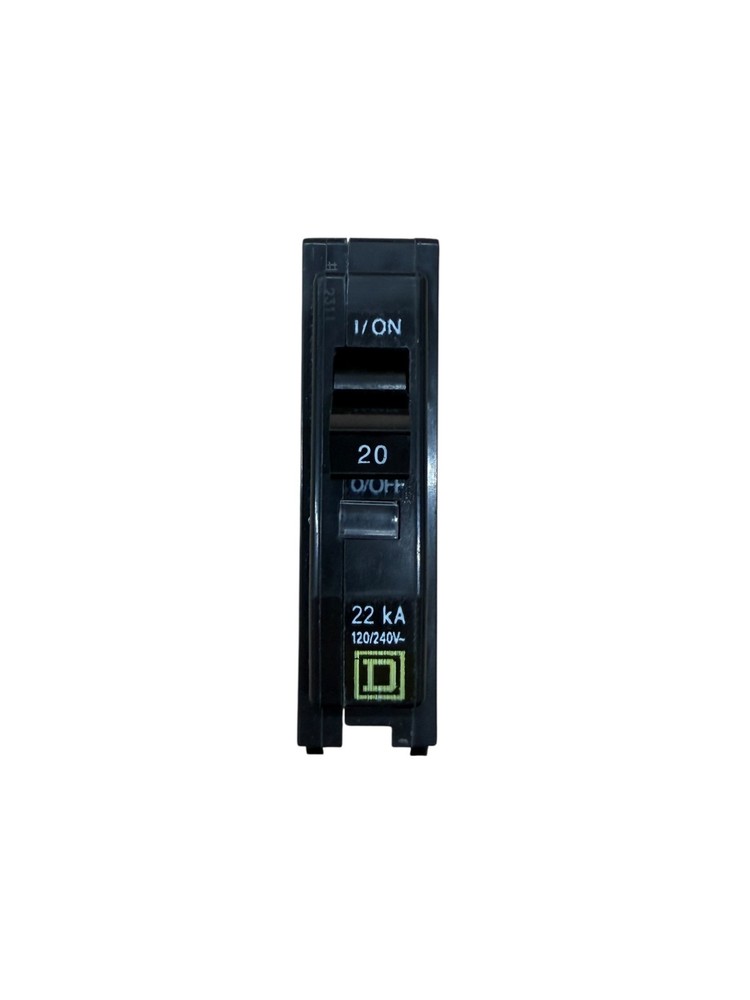 Square D QOB120 - 20 Amp - 1 Pole - Bolt On Circuit Breaker