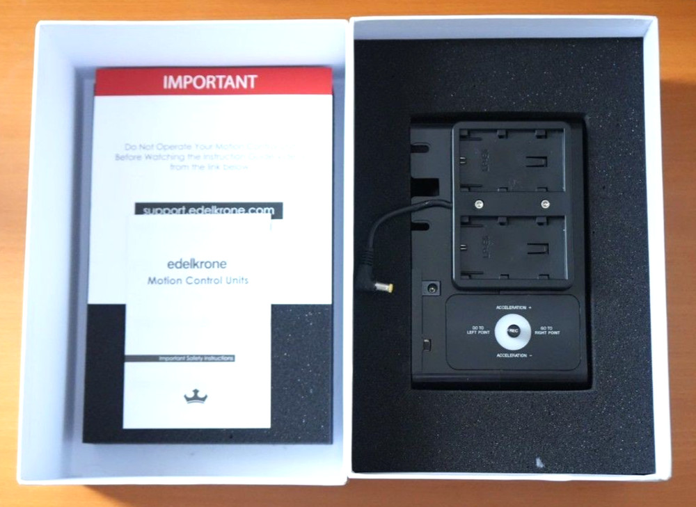 **WORKING CONFIRM** EDELKRONE PROGRAMMABLE MOTORISED MOTION CONTROL MODULE