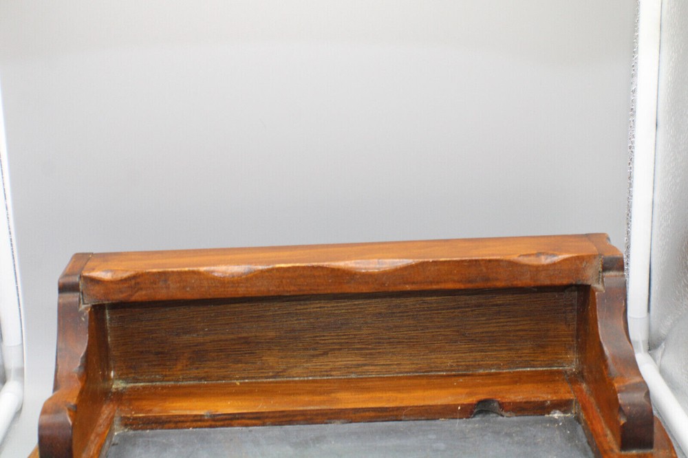 Vintage Retro Colonial Solid Pine Corkboard-Chalkboard-Storage Wall Unit