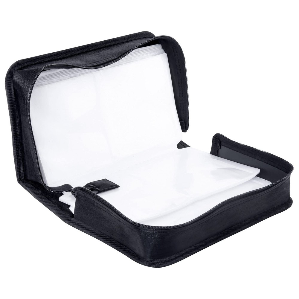 CD/DVD Case Holder, 128 Capacity VCD Media Wallet, Storage, , Booklet,