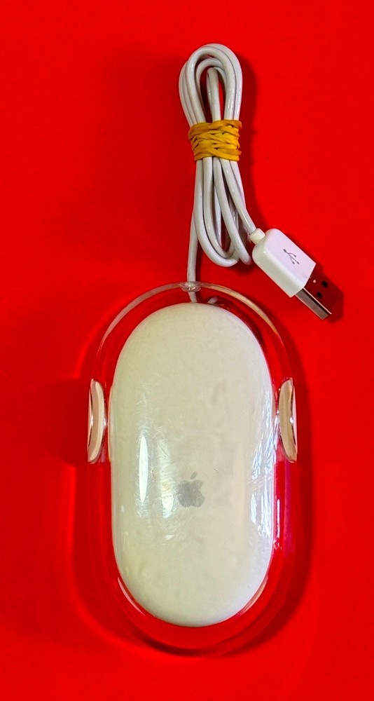 Nice! Apple M5769LL/A Optical Wired White Mouse Fully Tested Works Great!