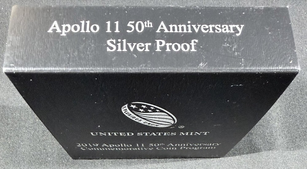 Apollo 11 50th Anniversary Proof Silver Dollar Commemorative 2019 U.S. Mint