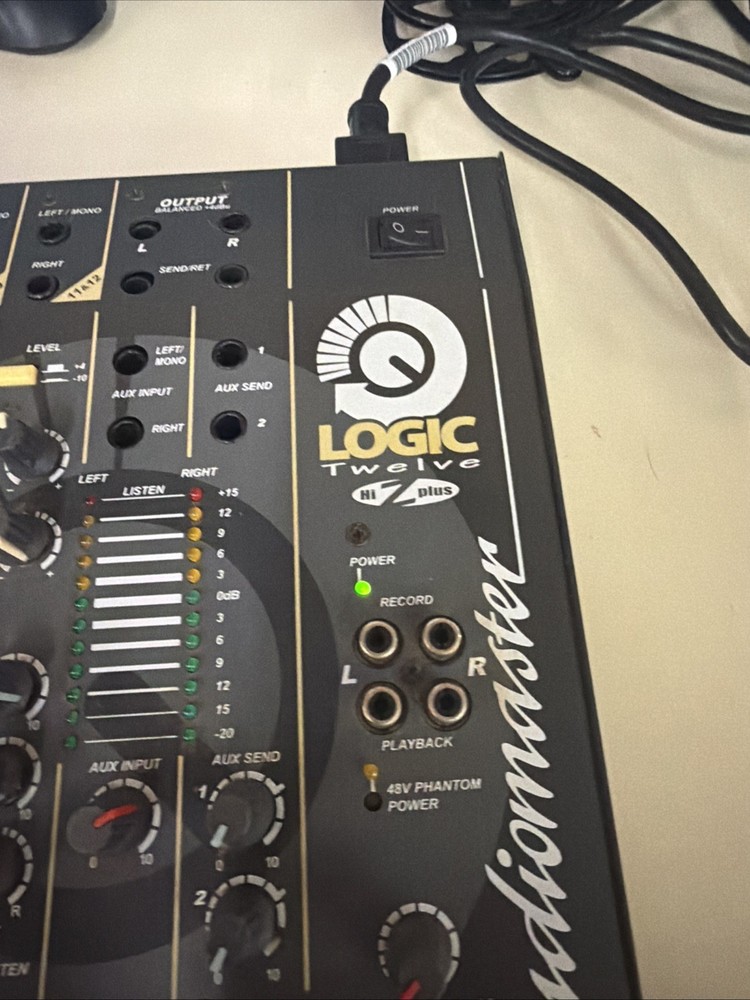 Studiomaster Logic Twelve Mixer Tested Powers On Not Fully Tested With Audio