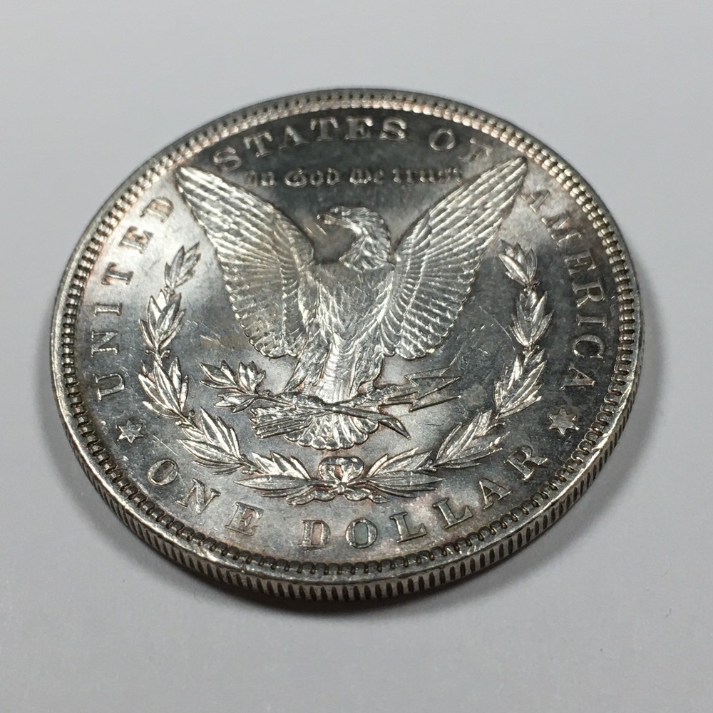 1898 Morgan 90% Silver Dollar - Mint State (MS) KM#110 - 8361-PC