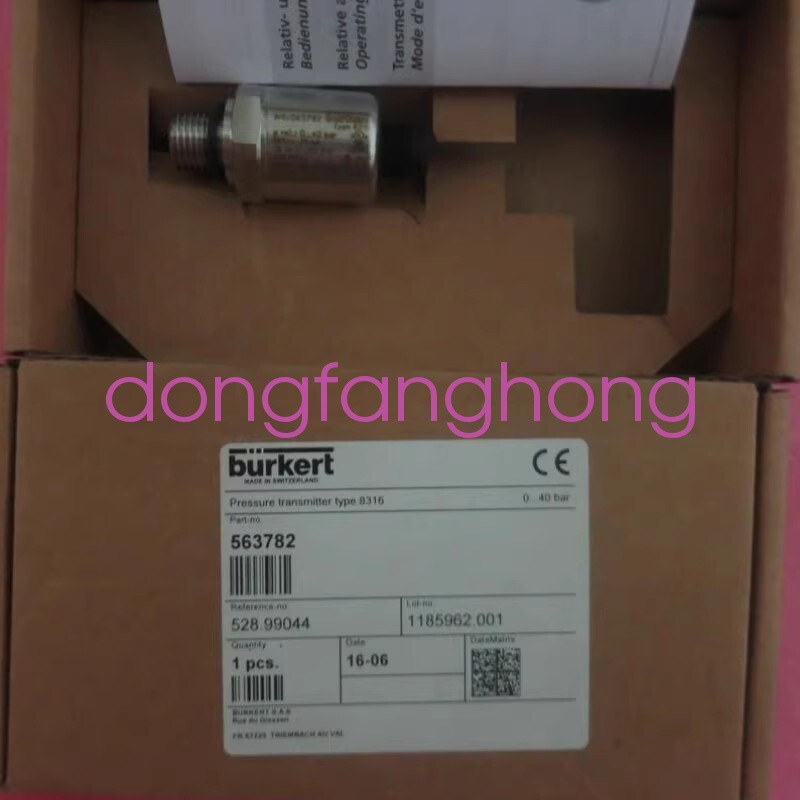 1pcs Burkert pressure transmitter 563782 DHL or fedex or UPS