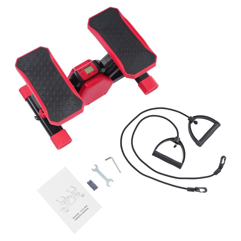 Steppers for Exercise Portable Mini Stepper with Pull Ropes for Home Workout