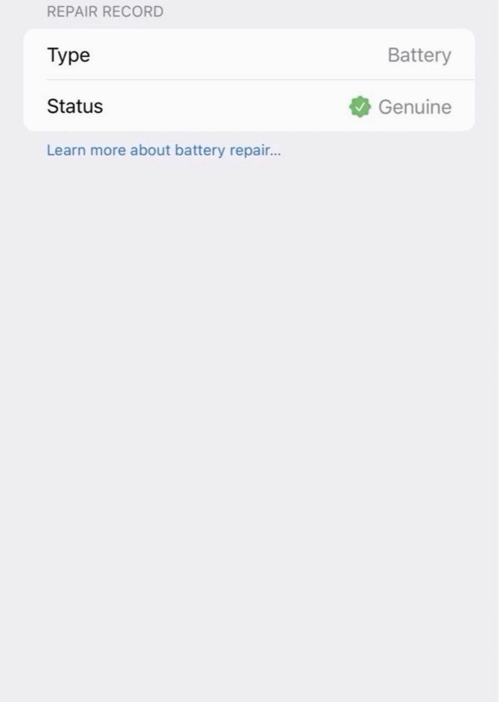 Battery iPhone 14 OEM 100% Health Replacement Quality Premium