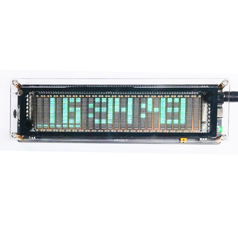 VFD Music Spectrum Display Analyzer W/ clock Audio Level Indicator rhythm NEW
