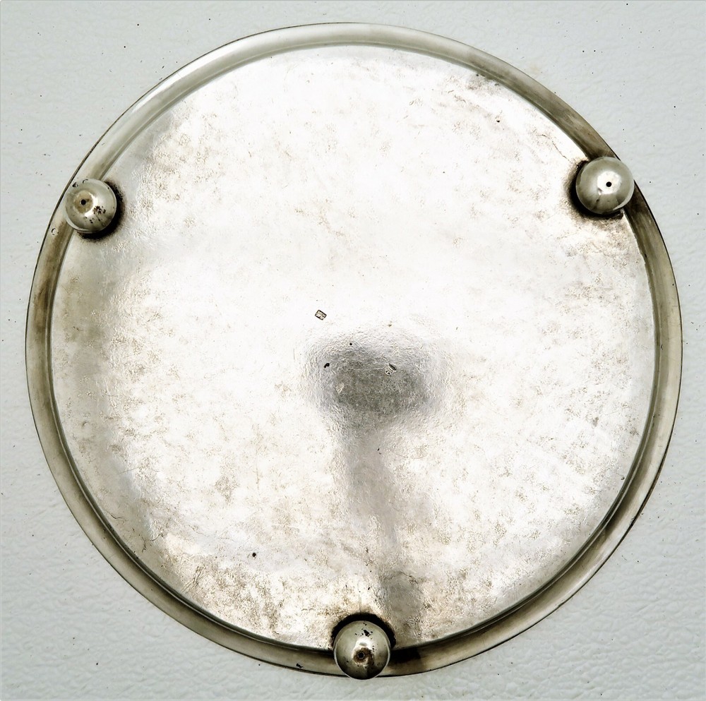 Slovakian Bratislava Solid Silver Raised Tray Hallmarked 1820