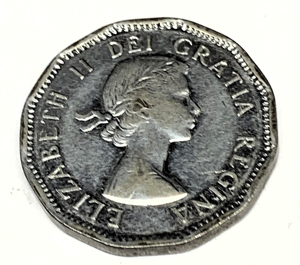 # C8134 CANADA COIN, FIVE CENTS 1954