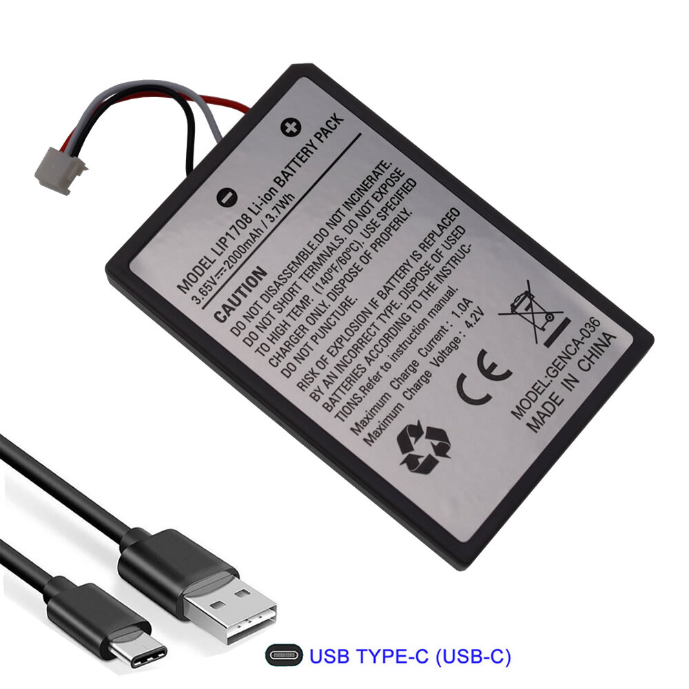 2x Battery Replacement LIP1708 For Sony PS5 Gamepad Handle Controller Duelsense