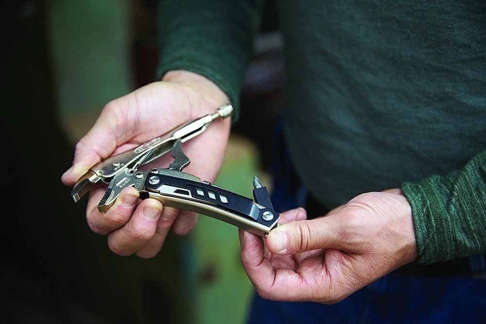 LENOX 1923454 Locking Pliers 5" Alloy Steel Quick-Release Multi-Function