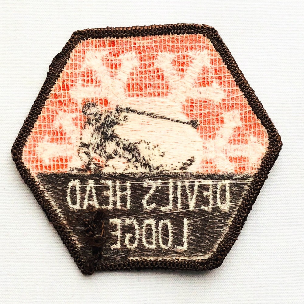 Vintage Devils Head Lodge Wisconsin WI Skiing Patch 3”