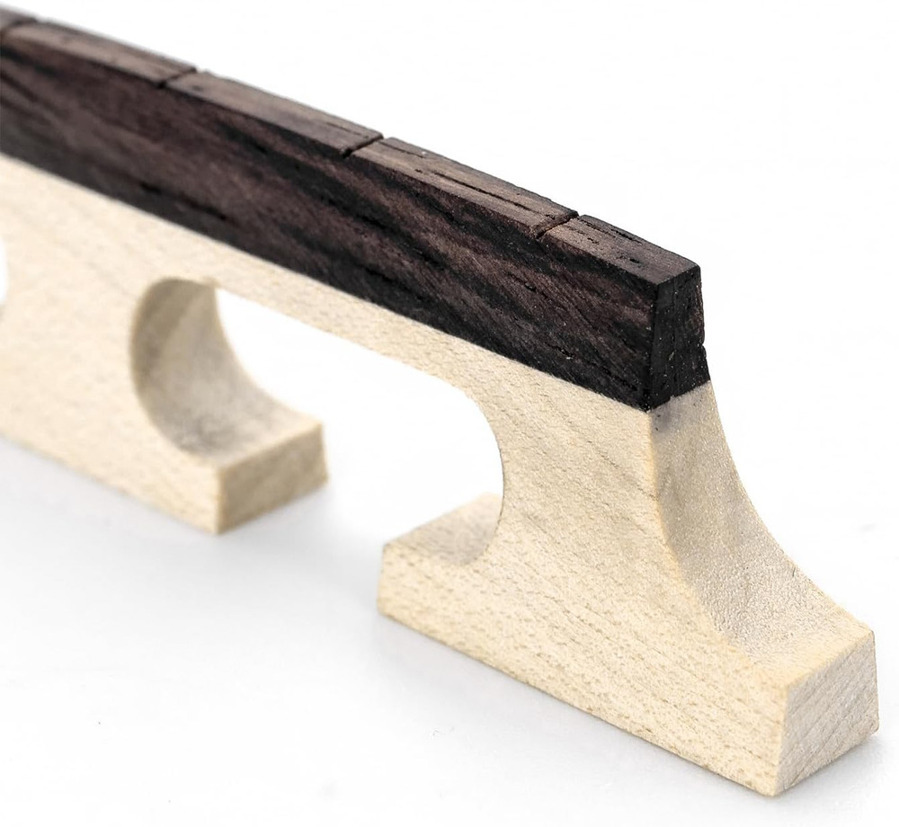 6 String Banjo Bridge 3 Legged Banjo Parts Maple Ebony