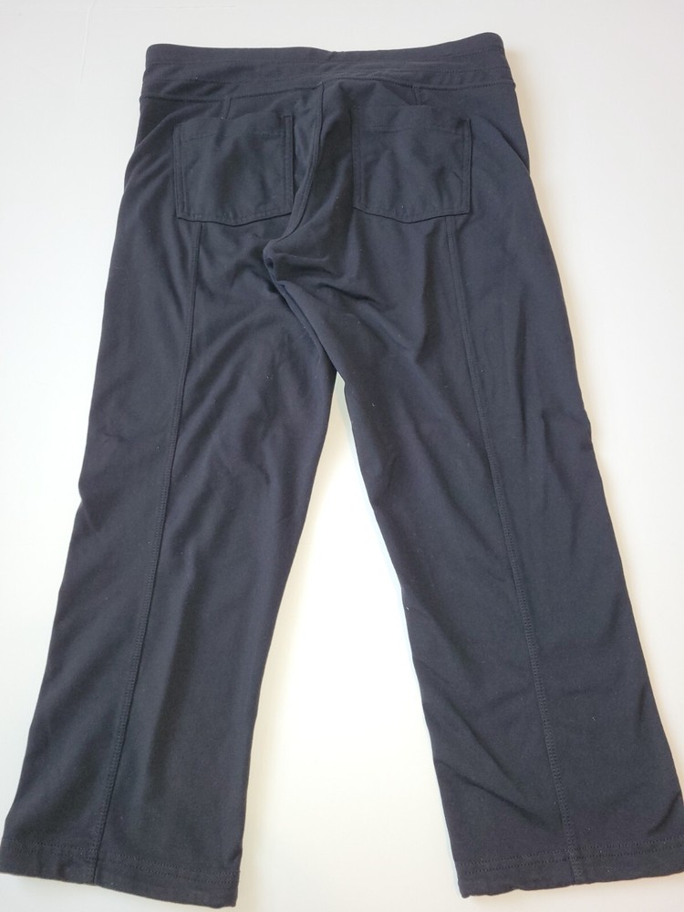 Athleta Metro Slouch Capri Pants size Small black