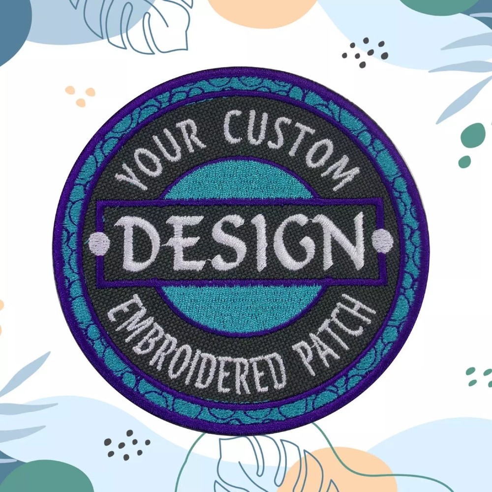 Custom Embroidered Personalized - Your Own Design Logo Image Patch 3 inch
