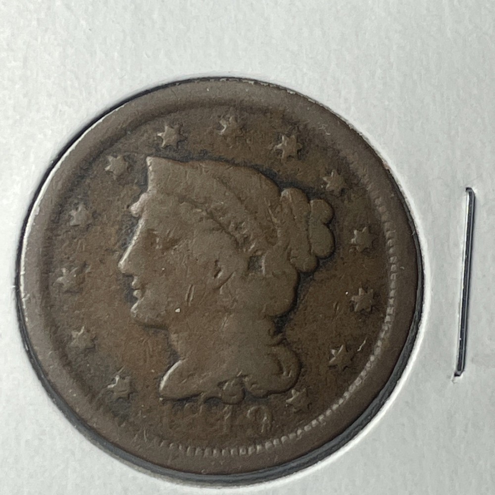 Better Date 1849 LARGE CENT In Fine+ Condition XX799