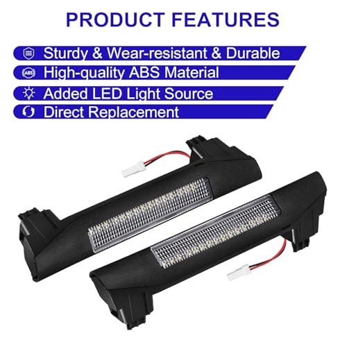 Trunk Tailgate Handle Light Upgraded Tail Door Handle LED Lights Fit for