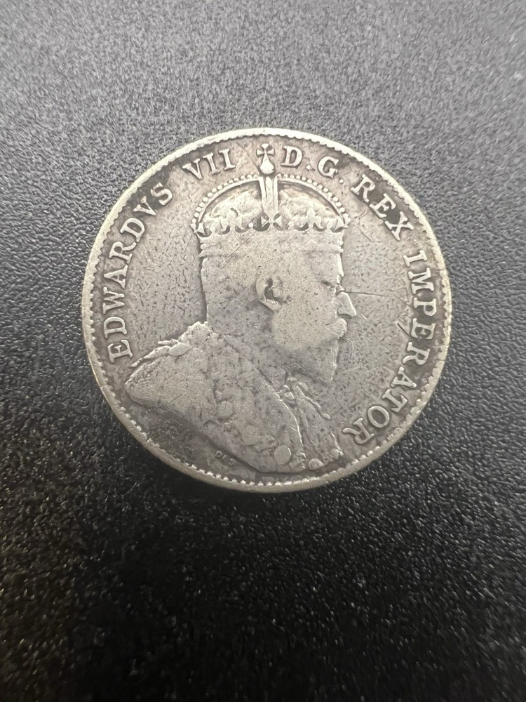 1910 Canada 10 Cents Silver