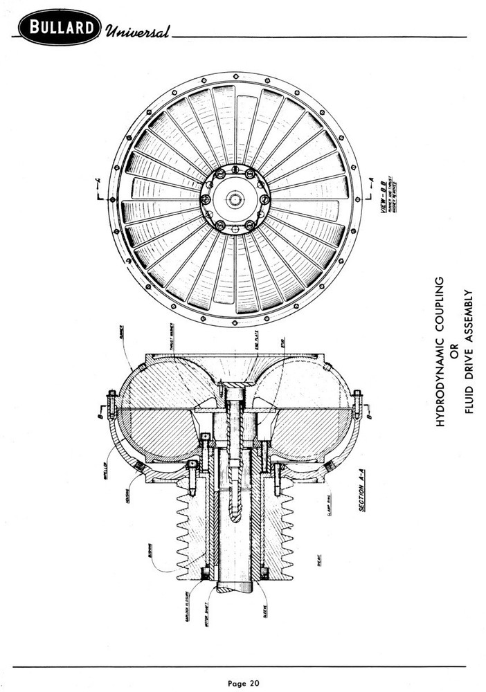 Bullard Universal Horizontal 4" & 5" Boring Milling Machine Operator Manual 1800
