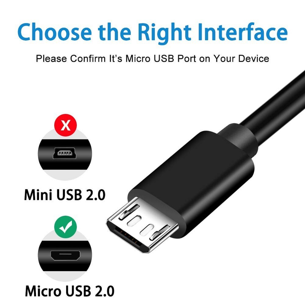 6ft USB Charging Cable for Razer Basilisk & Viper Ultimate Wireless Gaming Mouse