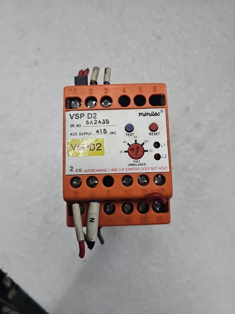 MIMILEC VSP D2 PHASE FAILURE RELAY