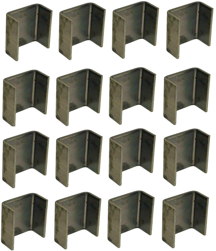 16 Pack – 2×4 Weld-On Trailer Stake Pockets – Heavy-Duty 7-Gauge Steel Tie-Down