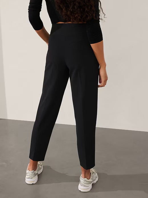 Athleta 2 (XS) Endless High Rise Pant, Black Pull-on Versatile Ankle Pants NWT