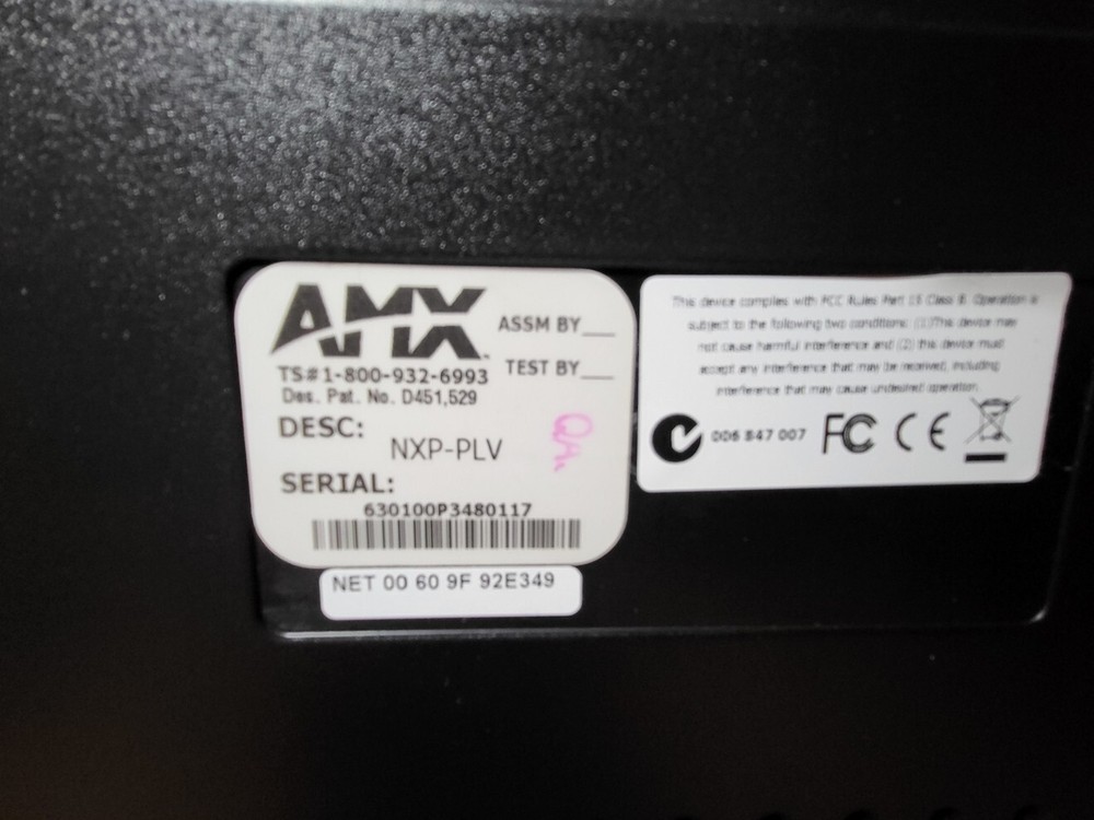 AMX Modero PosiTrack Camera Controller Pilot NXP-PLV_IN BOX