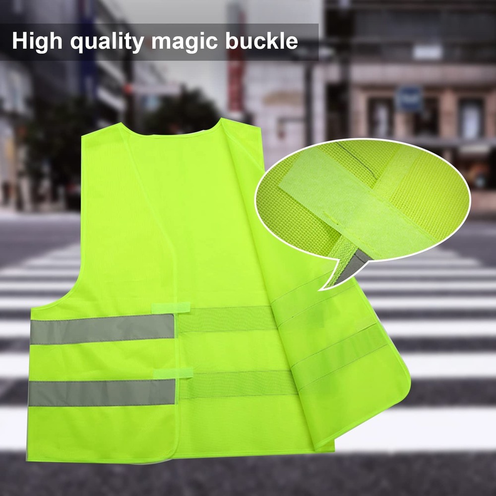 Warning Triangle and High Visibility Vest Set Breakdown Triangle Reflective Emergency Triangle Folding...