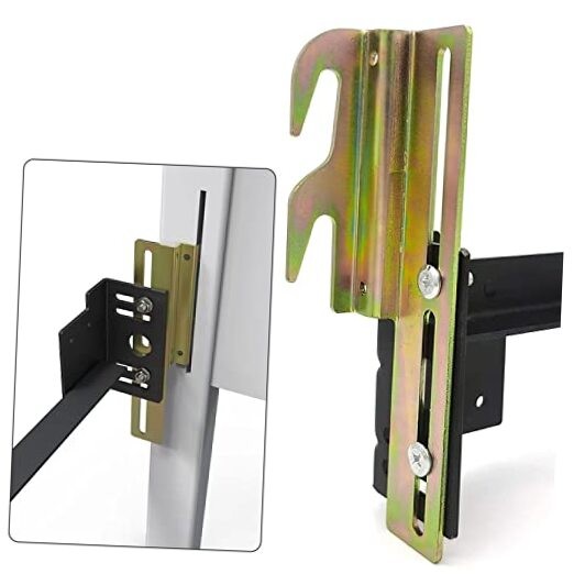 2Pcs #711 Bolt-On to Hook-On Bed Frame Conversion Brackets 2pcs Bed Frame Hooks